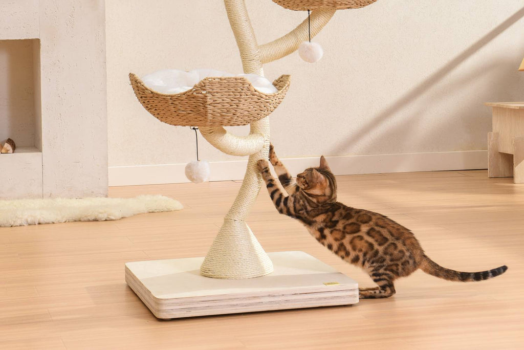 MICHU Ivy Cat Tower Deluxe 4-Tier Designer Tall Cat Tree - Michu Australia-9