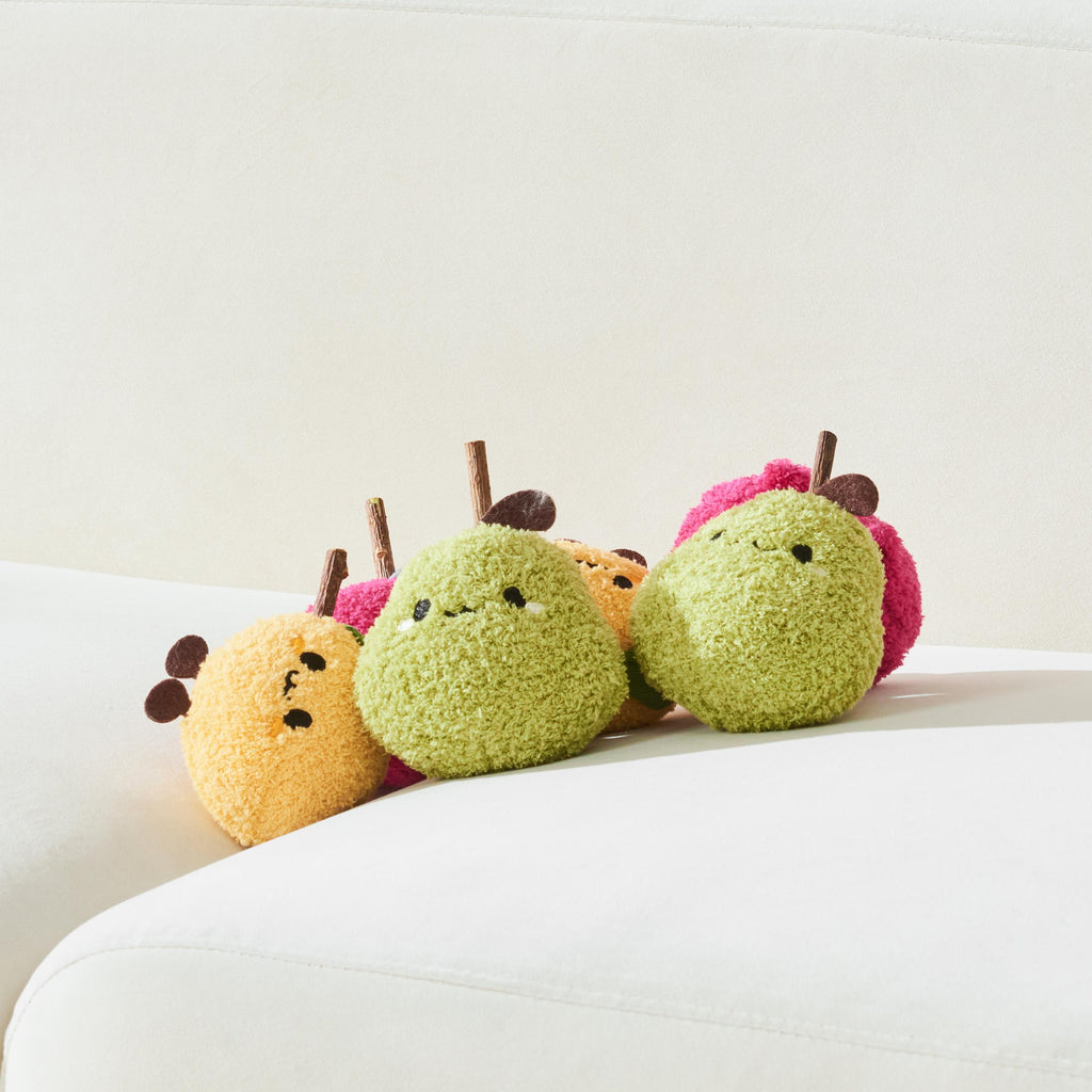 Michu Silver Vine Plush Toys - Onion Puff, Pearly Pear & Avocutie | Adorable Cat Chew & Play Pre Order