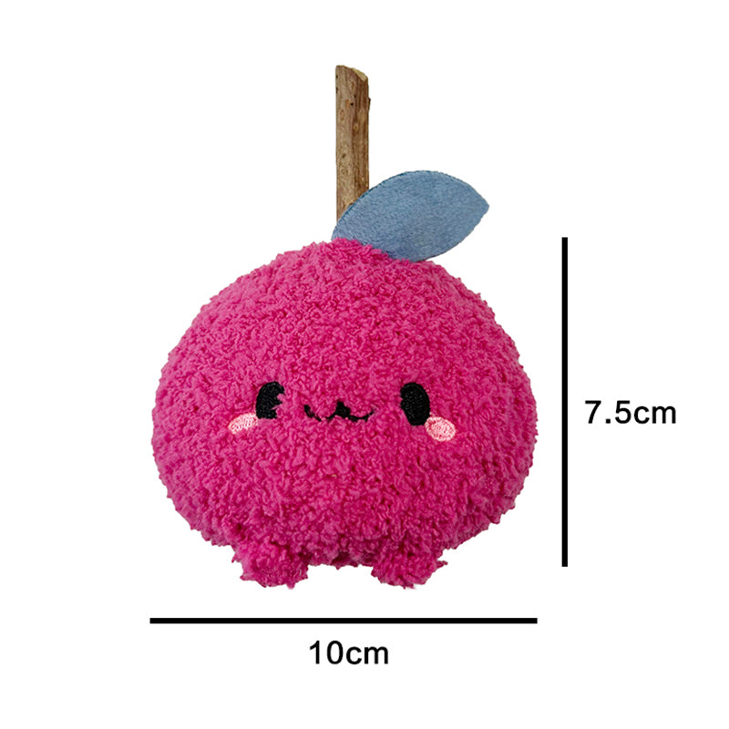 Michu Silver Vine Plush Toys - Onion Puff, Pearly Pear & Avocutie | Adorable Cat Chew & Play