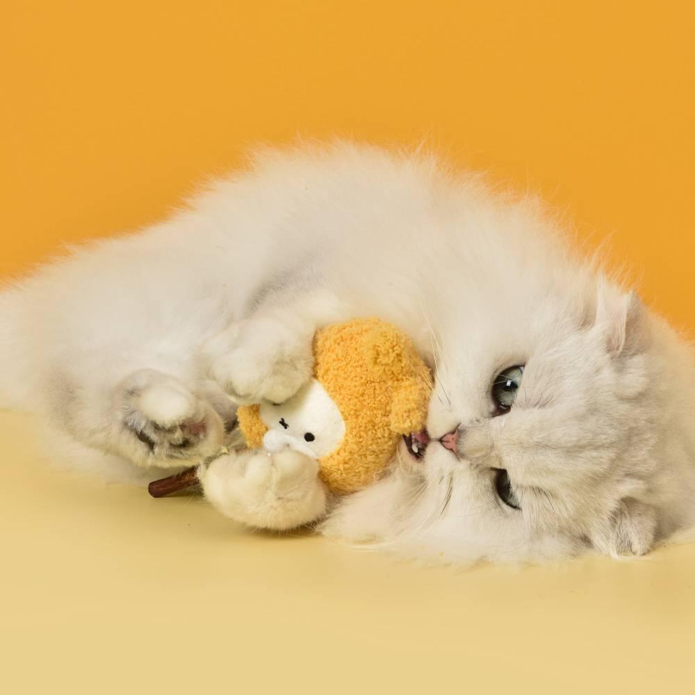 Mayitwill Happy Tempura/Little Cupcake Silver Vine Stick Cat Toy - Furrytail