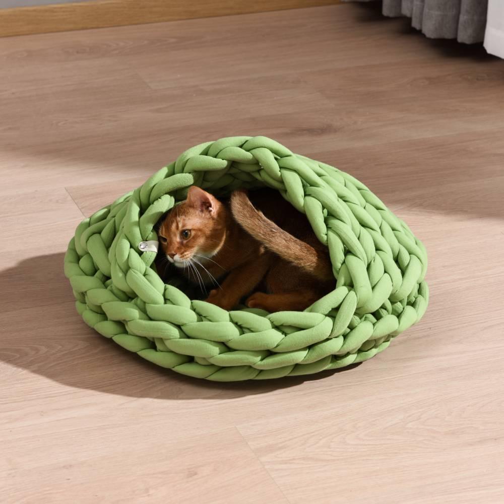 Michu Handmade Luxurious Feline Haven Comfort Cat Nest – Exquisite Design - Michu Australia