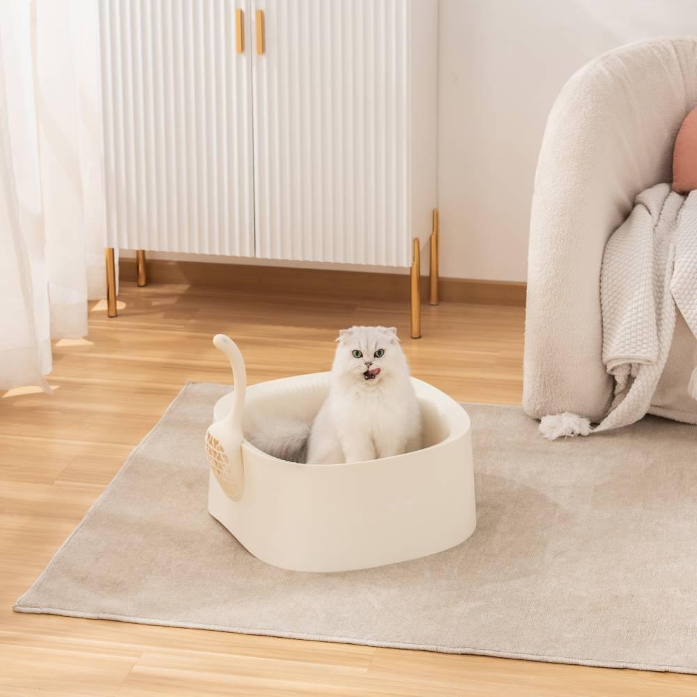 Michu Macaron High Edge Open Style Extra Large Cat Litter Box - Michu Australia