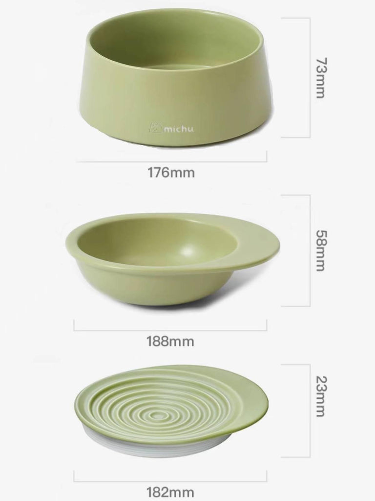 Michu Premium Ceramic Cat Bowl Set - Michu Australia