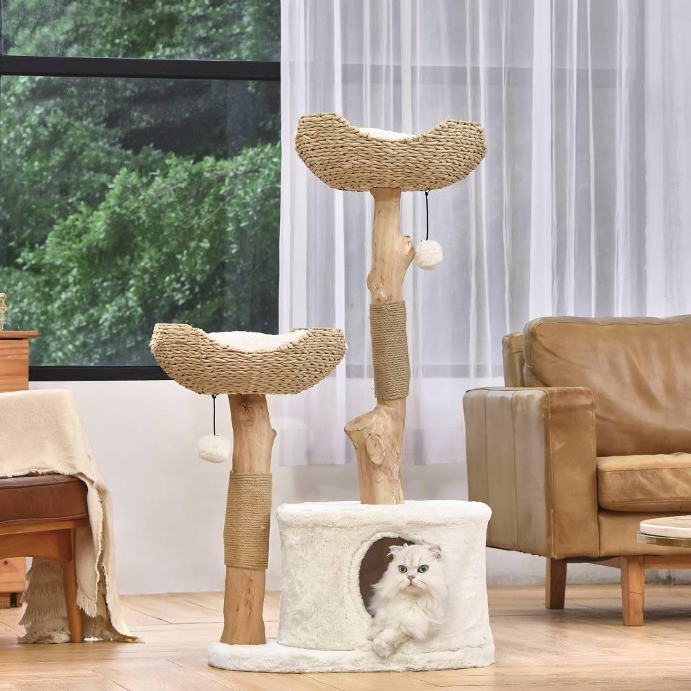 Michu Selected Real Wood Cat Tree, Large - Furrytail