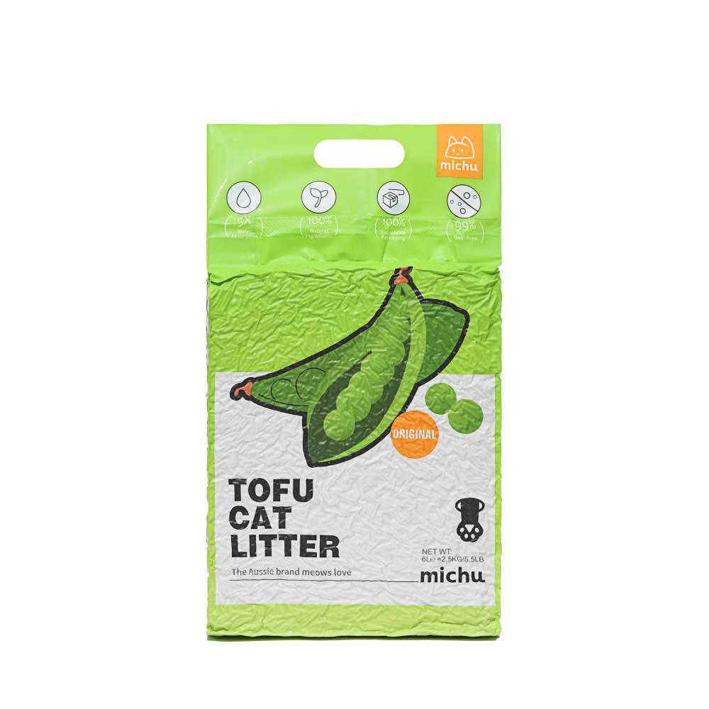 Michu Tofu Cat Litter Gen3- Dust-Free and Natural Clumping Tofu-Based Formula for Easy Cleanup - Michu Australia