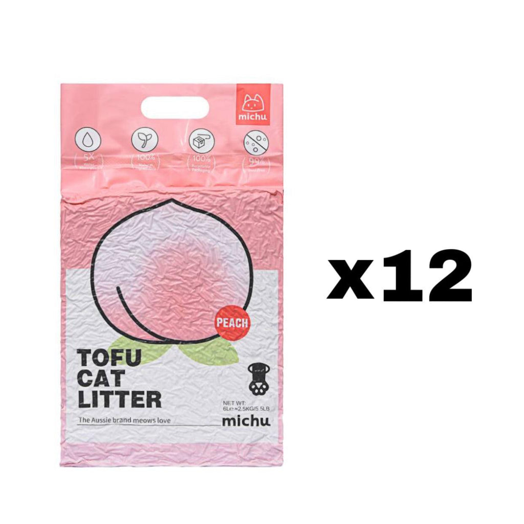 Michu Tofu Cat Litter Gen3- Dust-Free and Natural Clumping Tofu-Based Formula for Easy Cleanup - Michu Australia